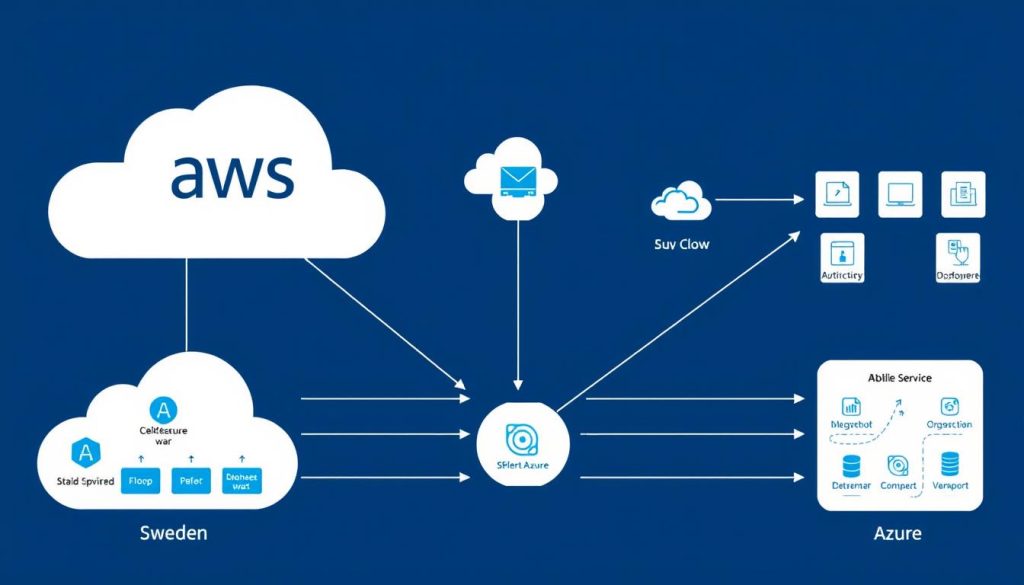 Visualisering av publika molntjänster som AWS och Azure som IT-konsulter i Sverige arbetar med