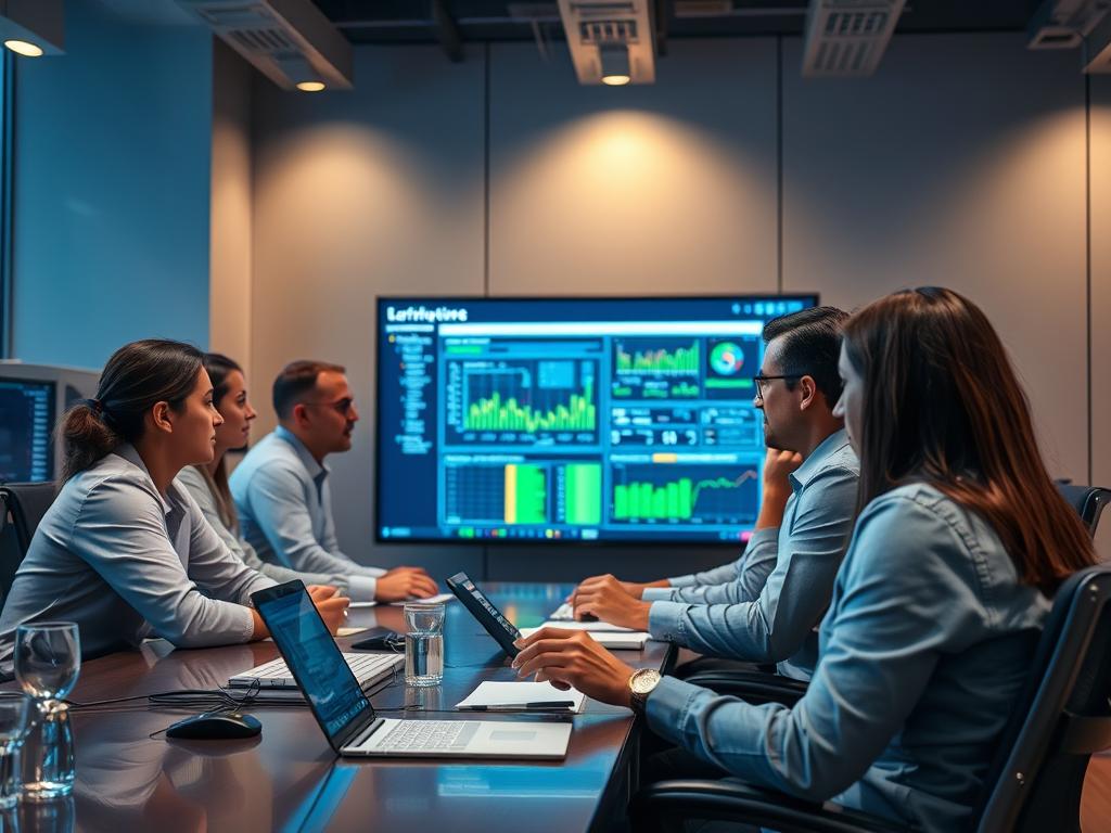 Team conducting post-incident review of AI-assisted recovery Team conducting post-incident review of AI-assisted recovery