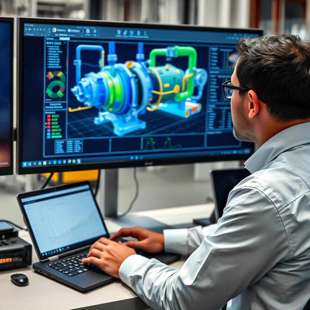 Digital twin simulation of industrial equipment in cloud environment