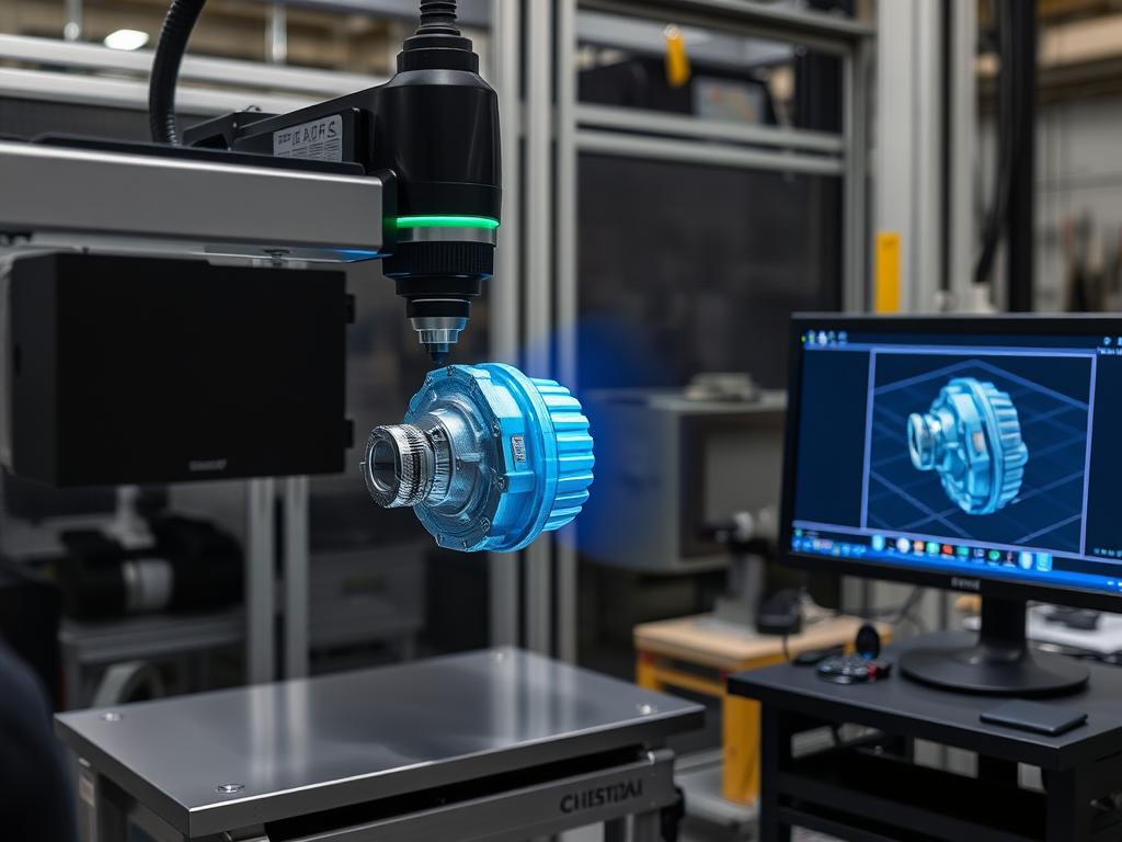 3D-scanning för kvalitetskontroll av komponenter