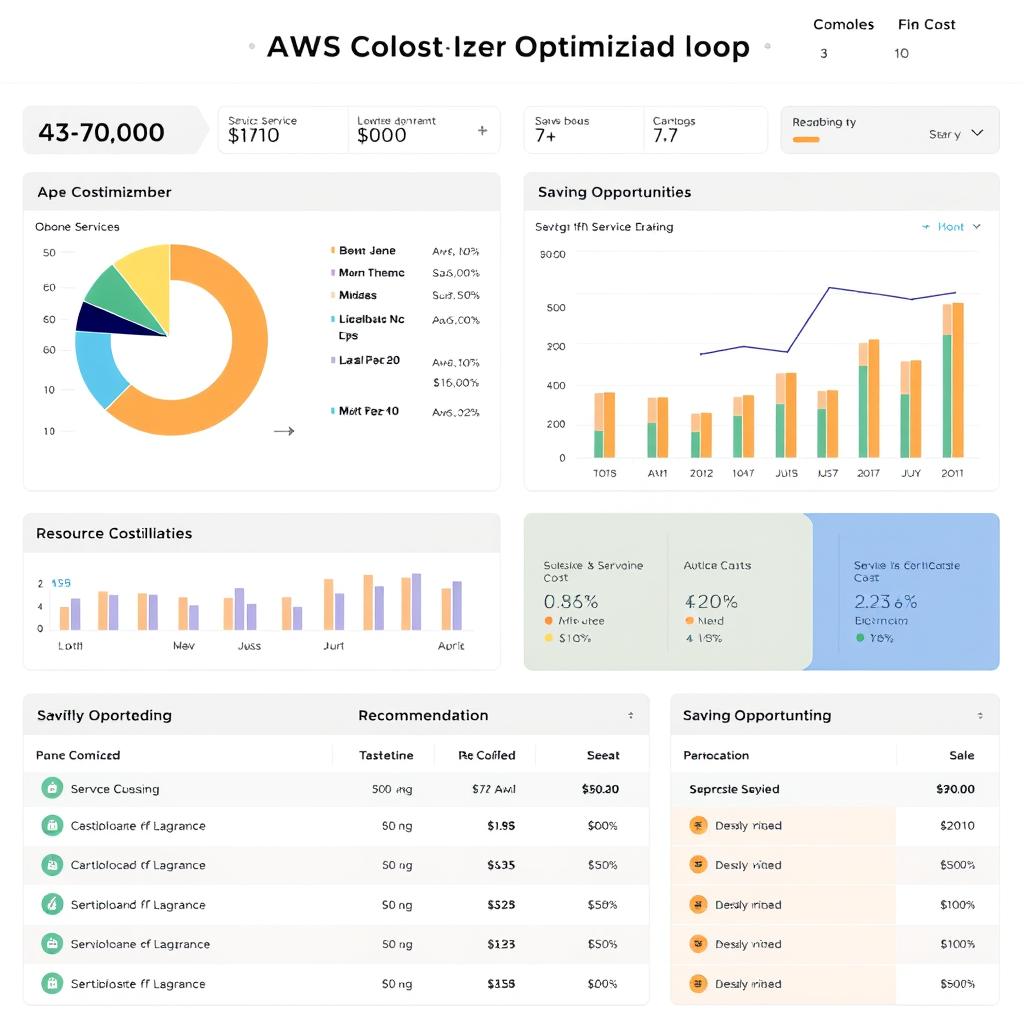 AWS kostnadsoptimeringsdashboard