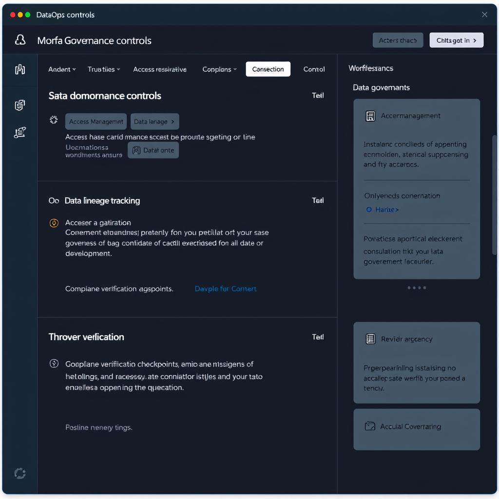Data governance integrated into DataOps workflows