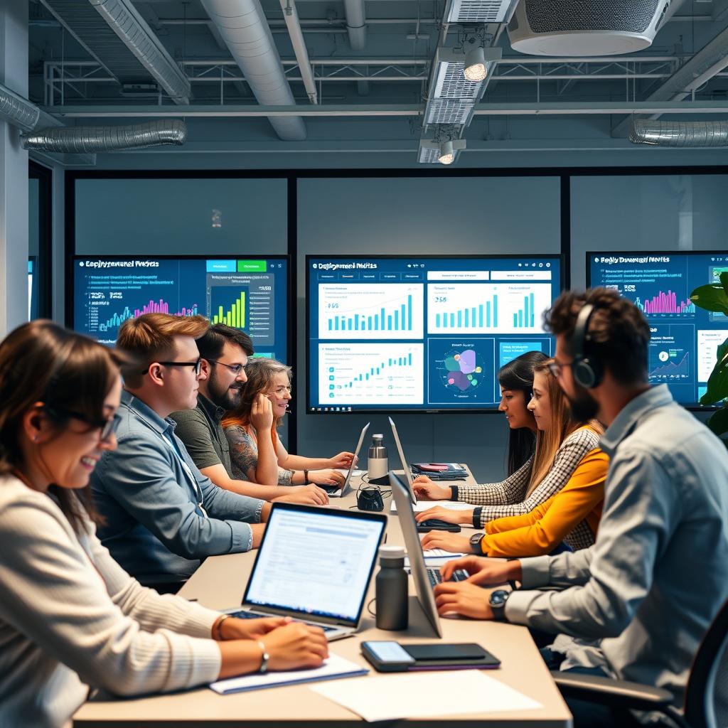 E-commerce team collaborating on GitOps implementation