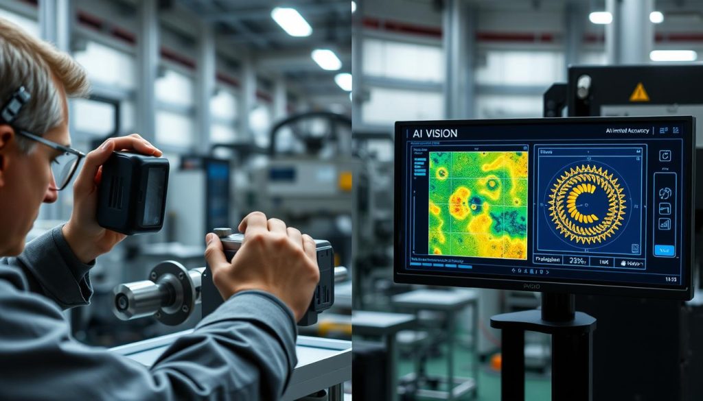 Jämförelse mellan mänsklig och AI-baserad visuell analys i industriell miljö Jämförelse mellan mänsklig och AI-baserad visuell analys i industriell miljö