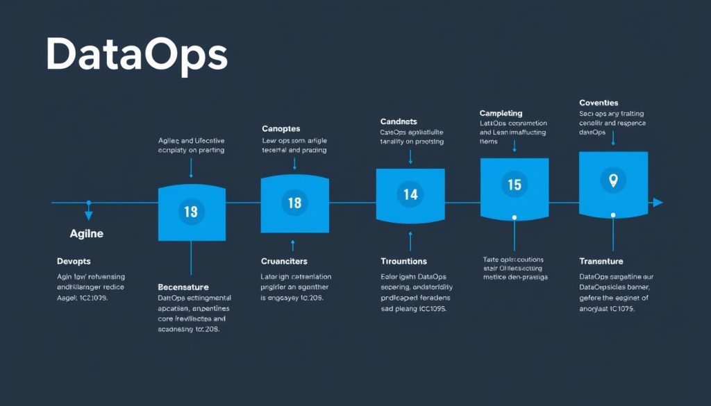 Timeline showing the evolution of DataOps from its foundational methodologies