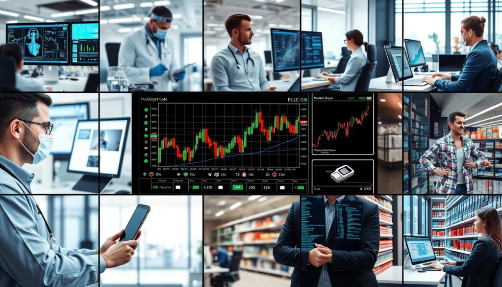 Various industry professionals using ModelOps in different business contexts