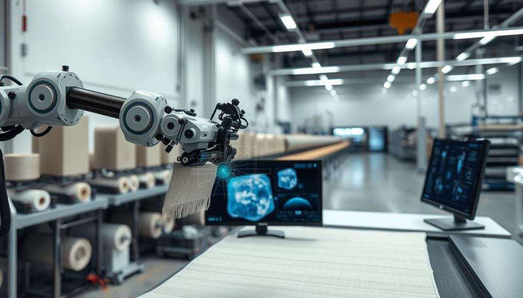 AI textile defect detection workflow