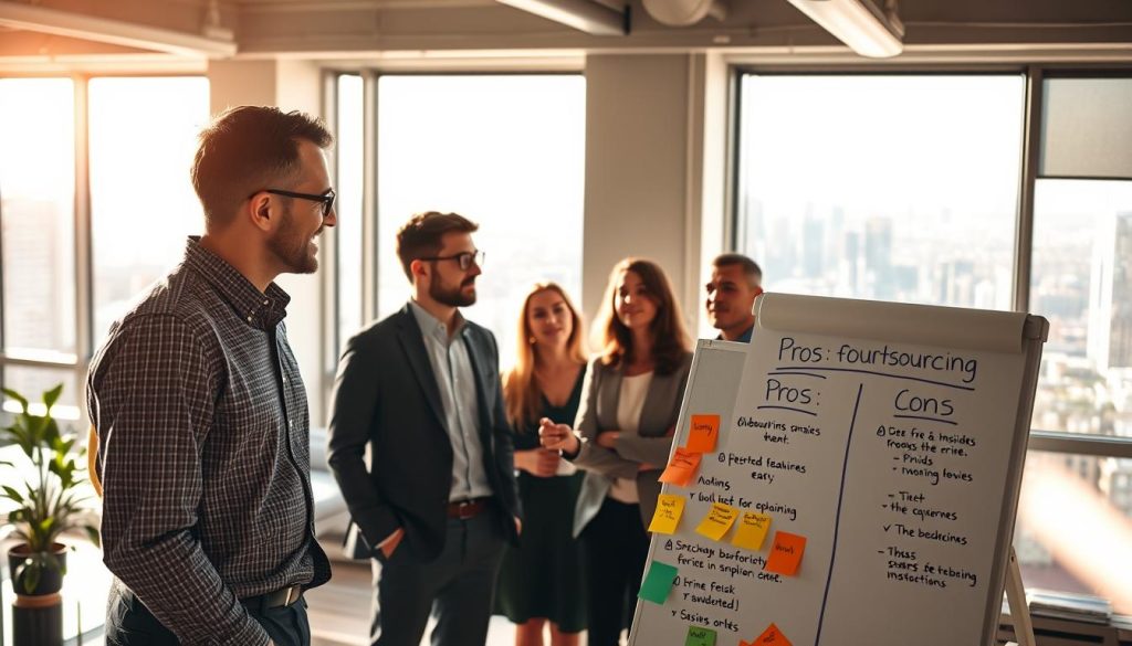 Fördelar och nackdelar med outsourcing