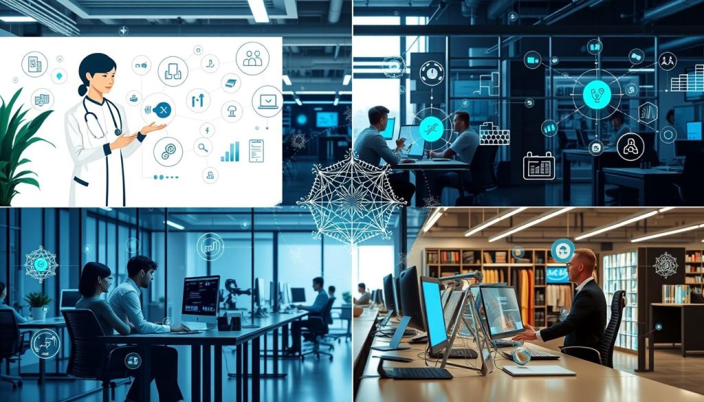 Olika branschspecifika användningsområden för Generativ AI