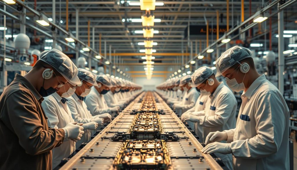 Production line assessment for quality gaps