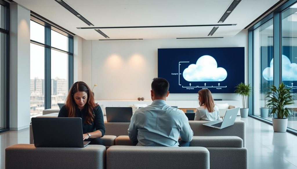 Vad innebär outsourcing av IT-uppgifter i en publik molnmiljö vanligtvis?