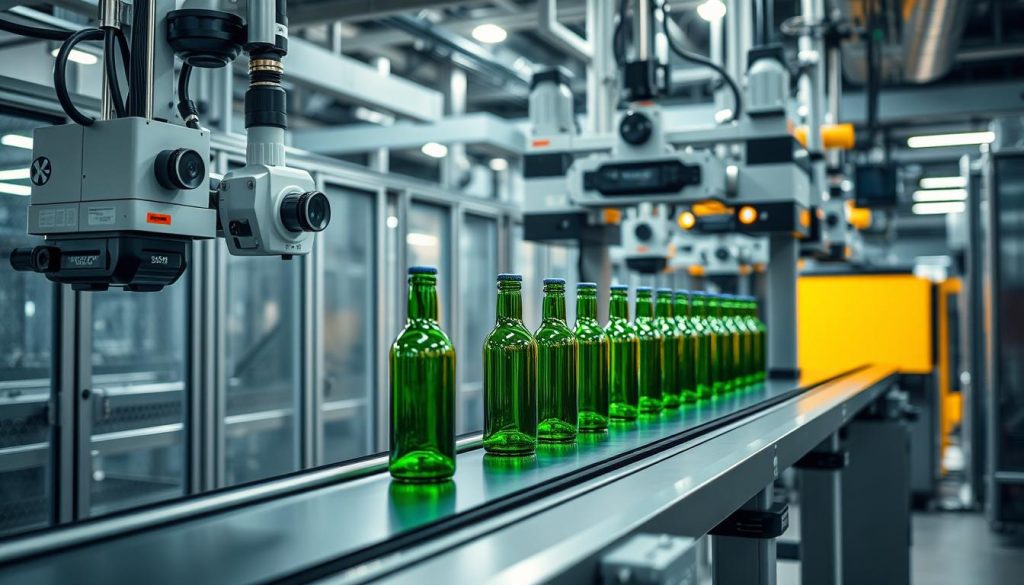 glass bottle defect detection with vision AI