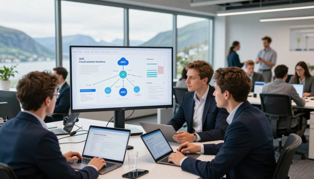 AWS skyløsninger kostnad og implementering
