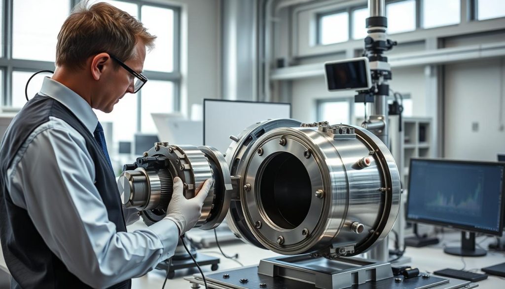 Advanced NDT inspection of aerospace component