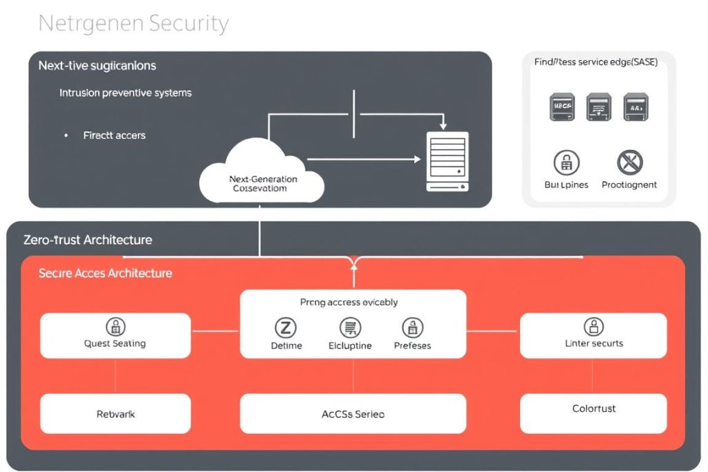 Advanced network security infrastructure protecting Bangalore enterprise data
