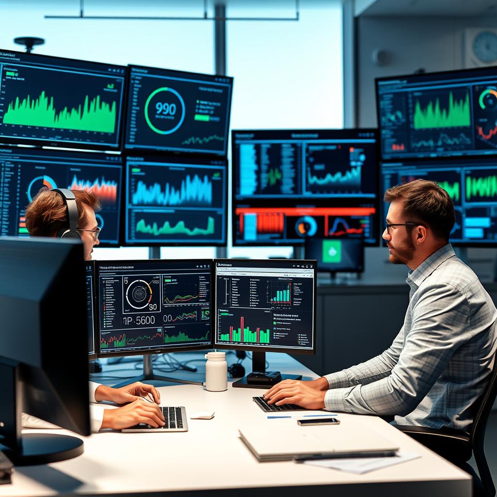 Business applications being monitored and managed by Swedish IT professionals