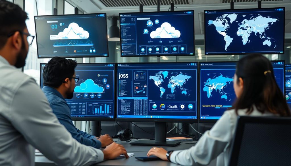 Cloud MSP India services overview showing cloud infrastructure and management