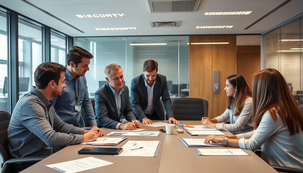 Cloud security team planning next steps for security automation implementation