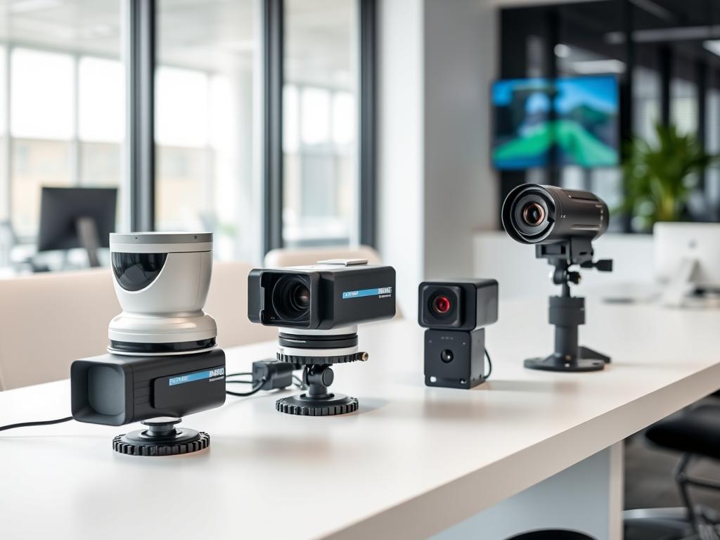 Comparison of different visual inspection camera types including area scan, line scan and smart cameras