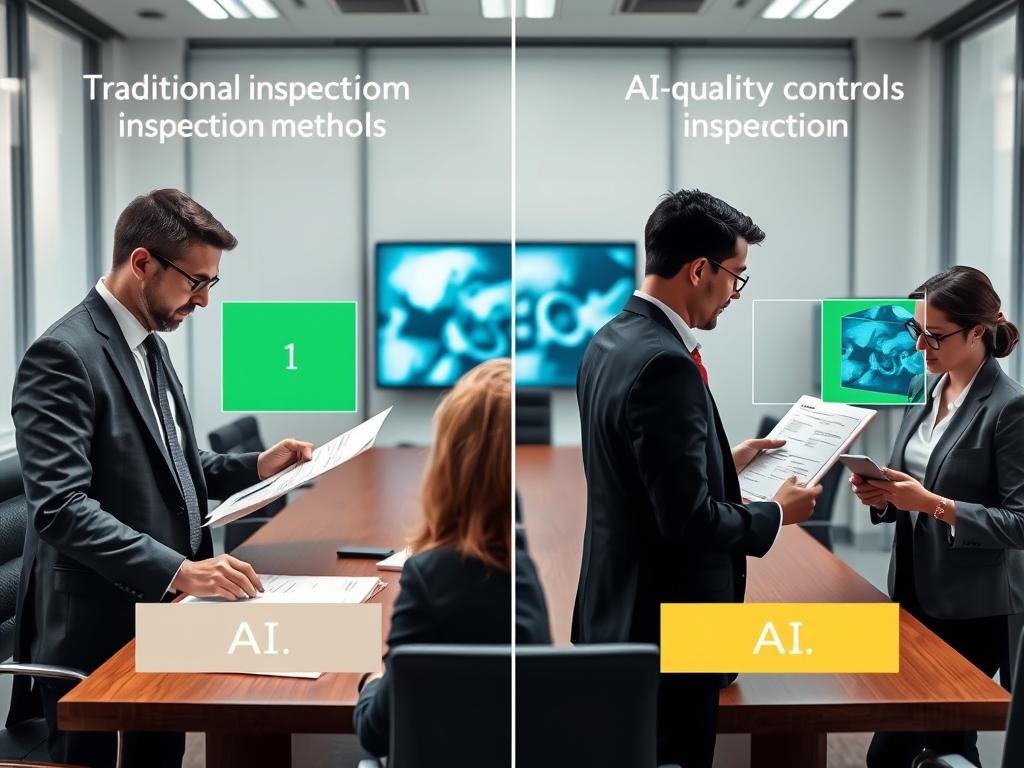 Comparison of traditional vs artificial intelligence visual inspection methods in office setting
