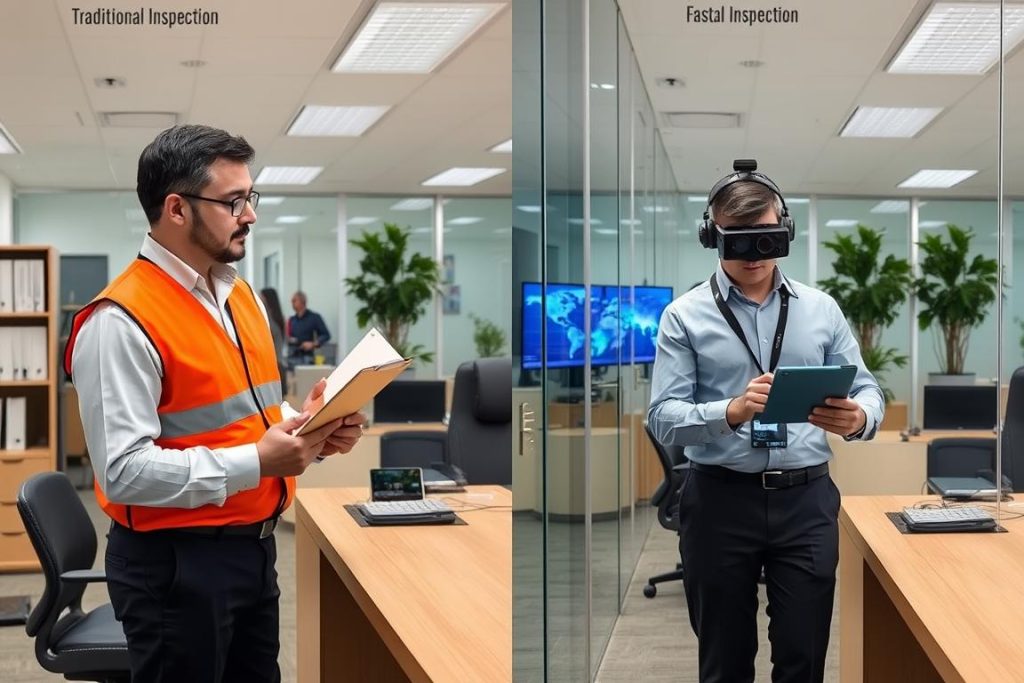 Comparison of traditional vs remote visual inspection methods