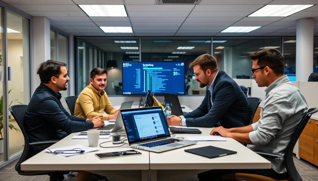 DevOps team implementing CIS Benchmarks for cloud security hardening