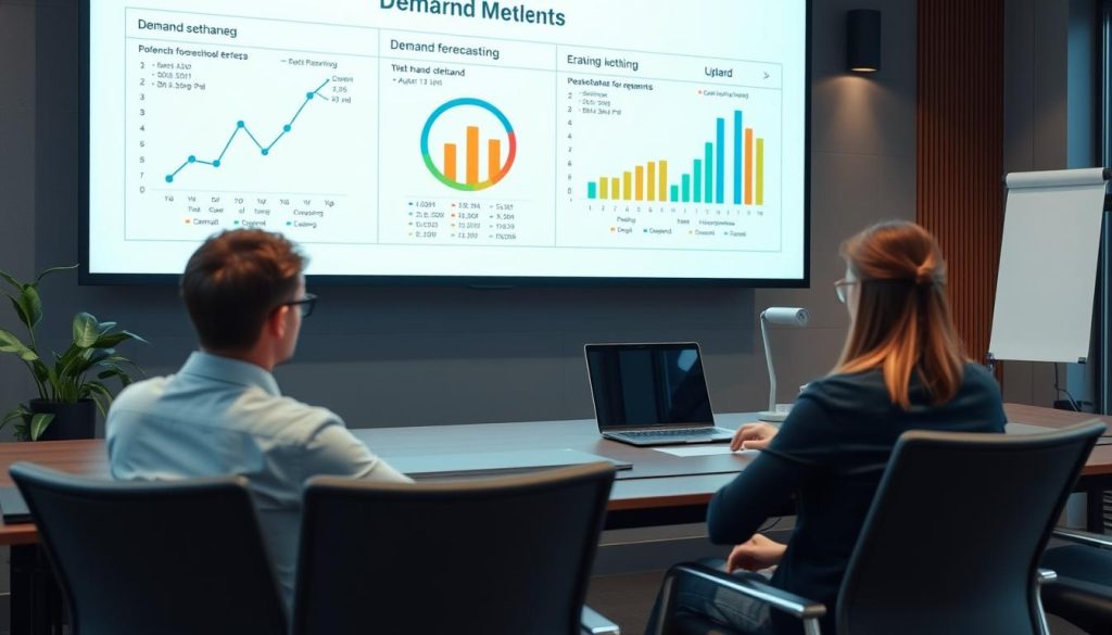Diagram som visar olika typer av demand forecasting metoder