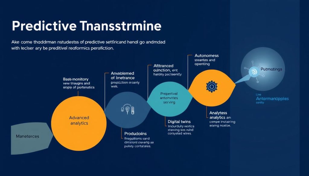 Digital transformation journey showing predictive maintenance as a foundation