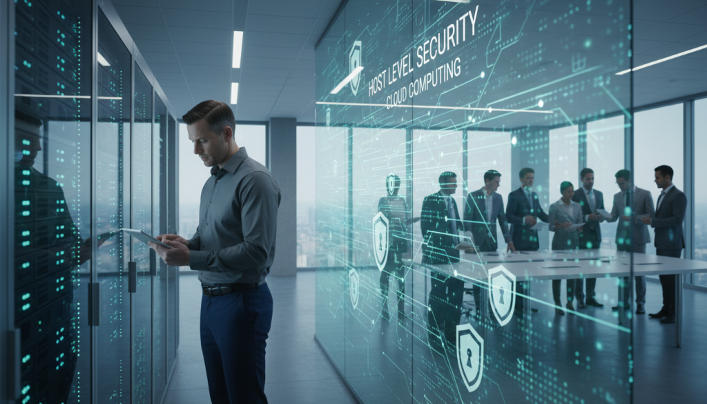 Host level security in cloud computing