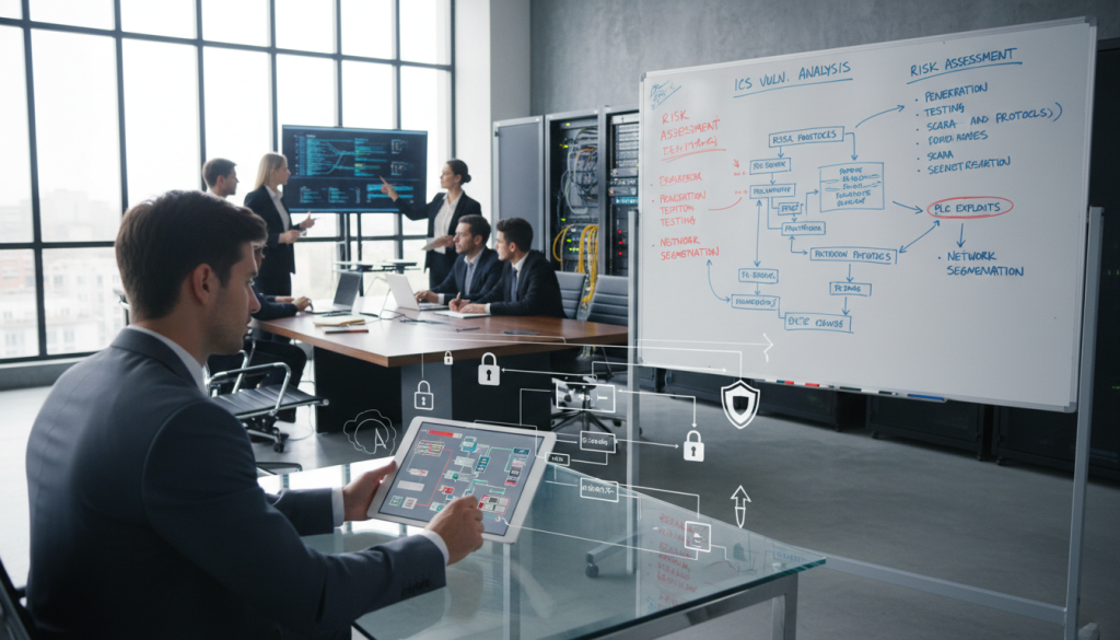 ICS-sårbarhetsanalys för industriella kontrollsystem