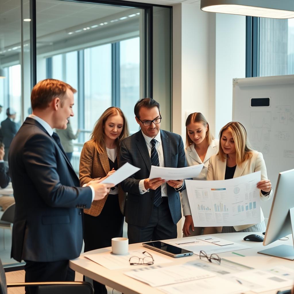 IT assessment meeting between Swedish business leaders and MSP consultants