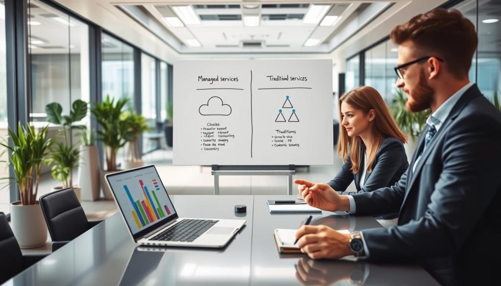 IT support Sweden comparison between managed services and traditional models