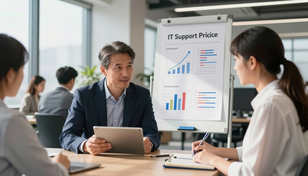 IT-tjenester prissammenligning faktorer
