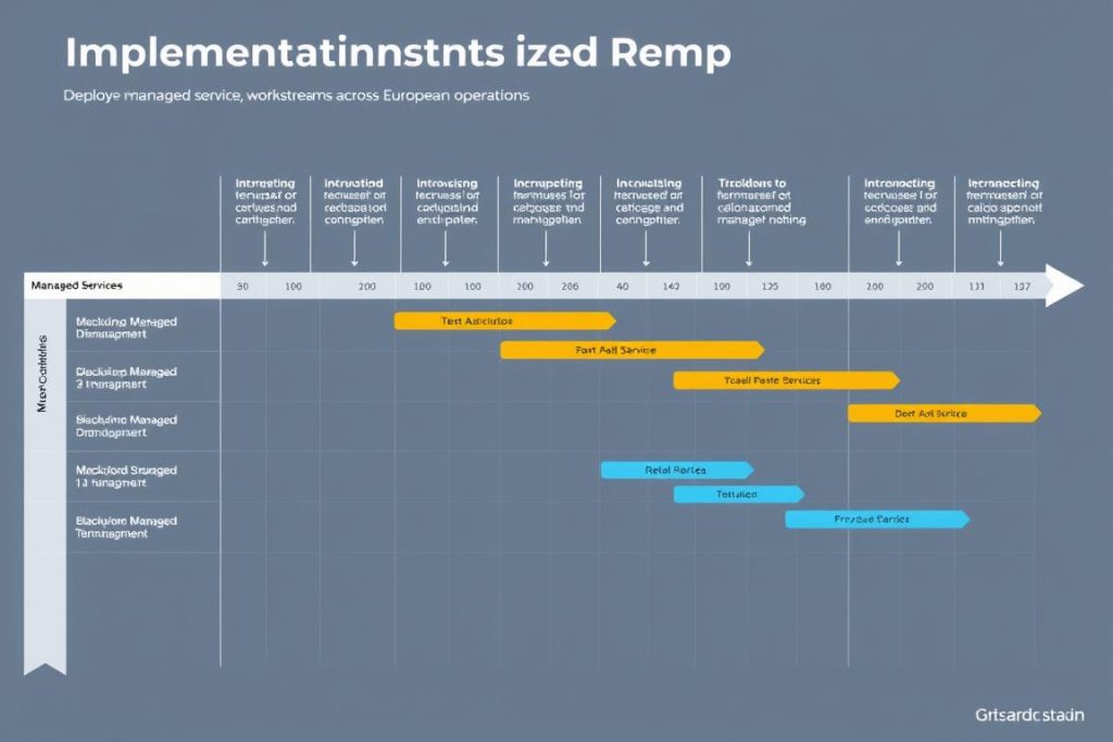 Implementation roadmap for Managed Services across European operations