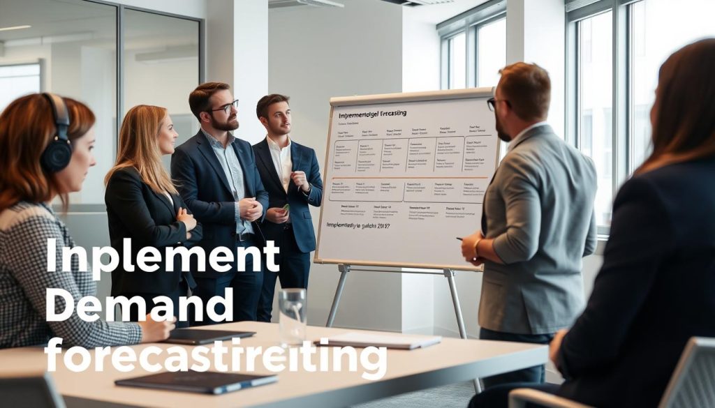 Implementeringsprocess för AI efterfrågeprognos i kontorsmiljö