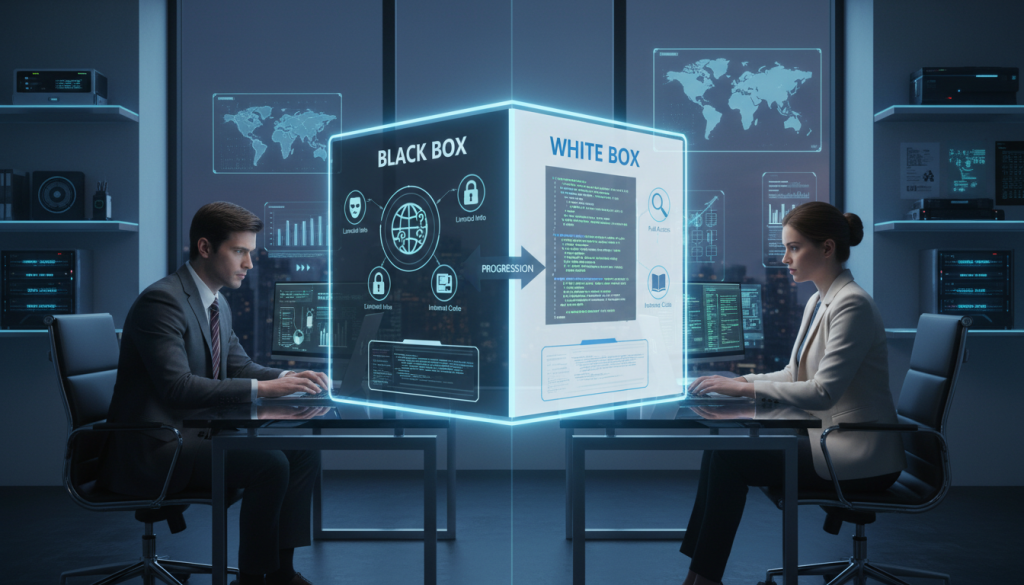 Jämförelse mellan Black Box och White Box penetrationstestning metoder Jämförelse mellan Black Box och White Box penetrationstestning metoder