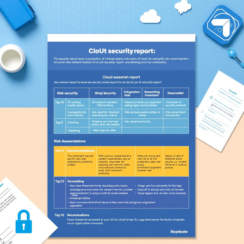 Komplett molnsäkerhetsrapport för pen test molnmiljö