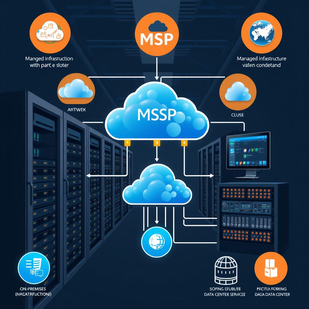 Managed infrastructure services by a European MSP
