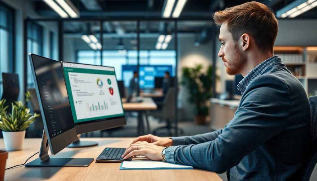 Microsoft Defender for Endpoint dashboard i en EDR företag miljö