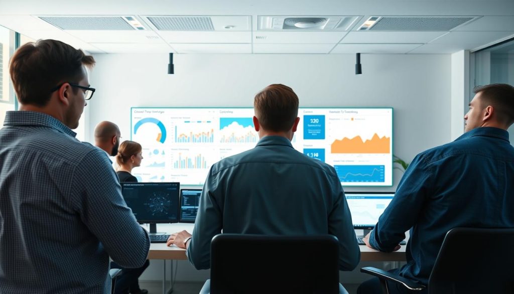 Modern IT-drift 2026 med proaktiv övervakning i kontorsmiljö