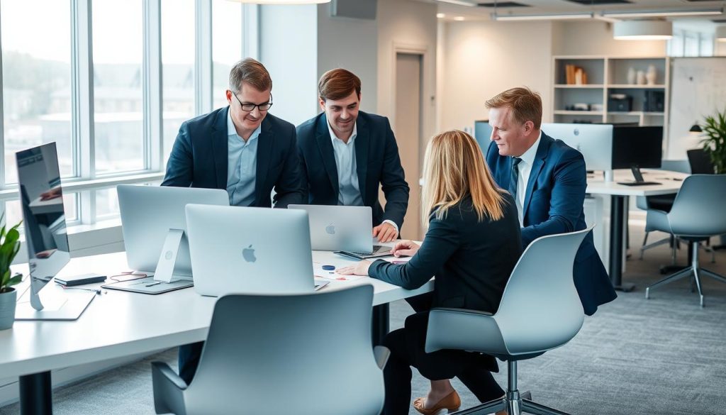 Opsio konsulter som arbetar med demand forecasting lösningar