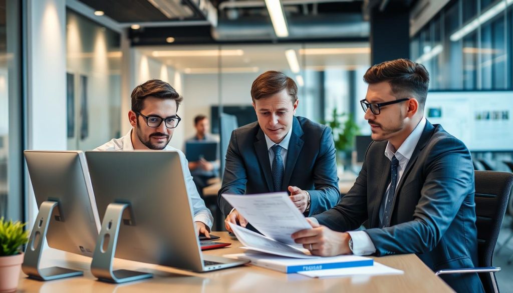 Opsio-konsulter som hjälper kunder med NIS2 incidentrapportering