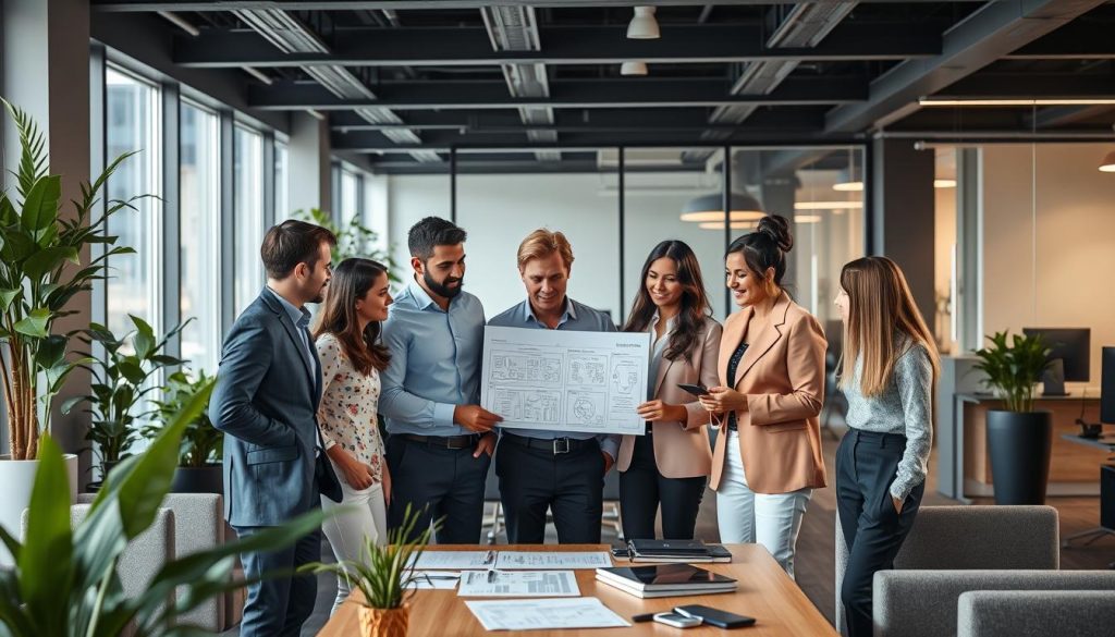 Opsios expertteam i kontorsmiljö