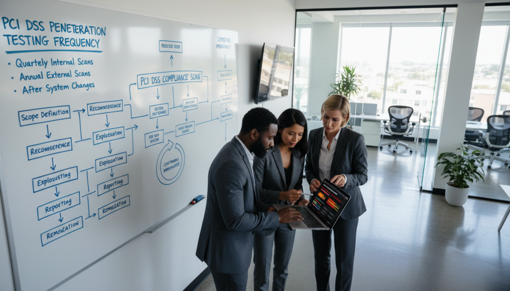 PCI DSS penetrationstestning och testfrekvens