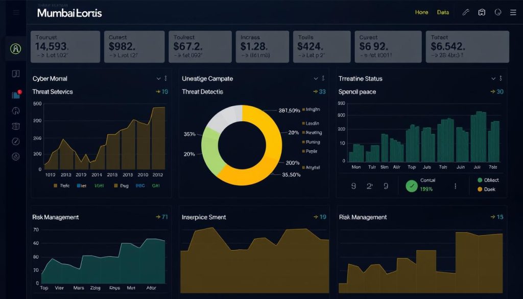 Performance metrics dashboard for Mumbai cybersecurity operations