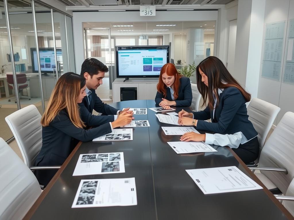 Quality engineers labeling data for artificial intelligence visual inspection training