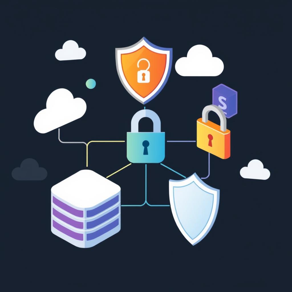 Security and connectivity components for database migration