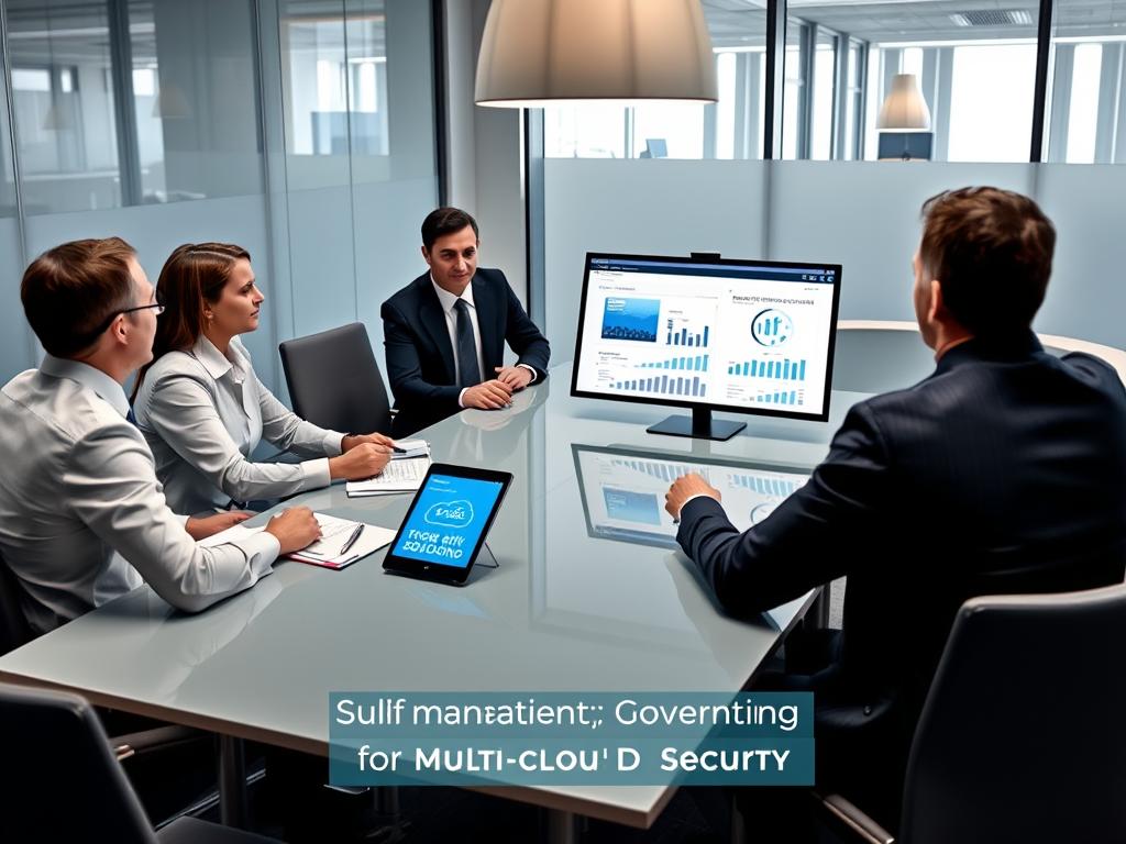 Security governance meeting for multi-cloud security solutions evaluation