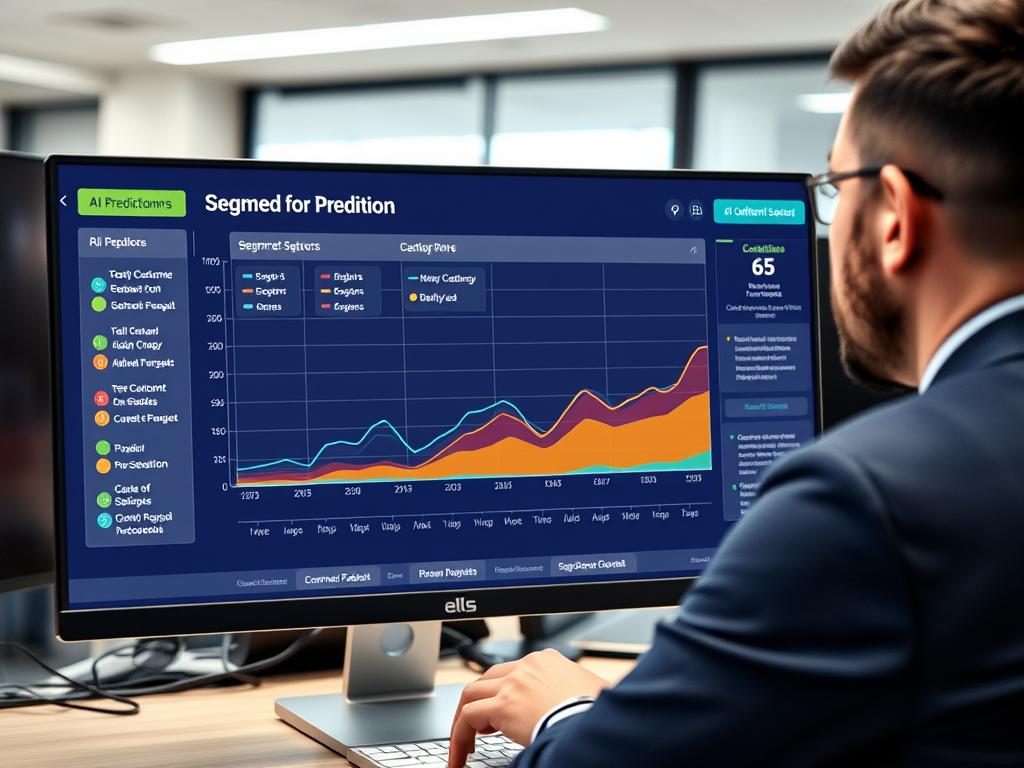 Segmentbaserad AI försäljningsprognos i kontorsmiljö
