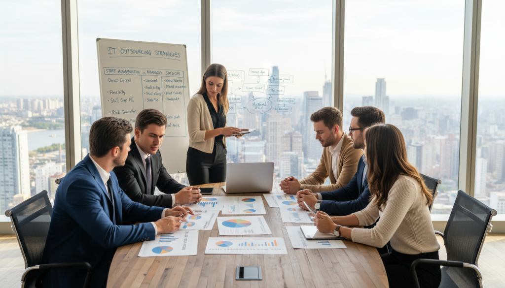 Staff augmentation vs managed services